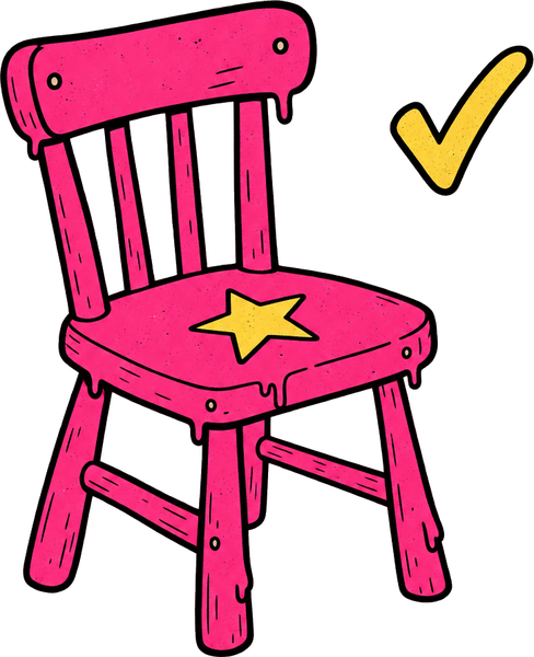 The chair in our example